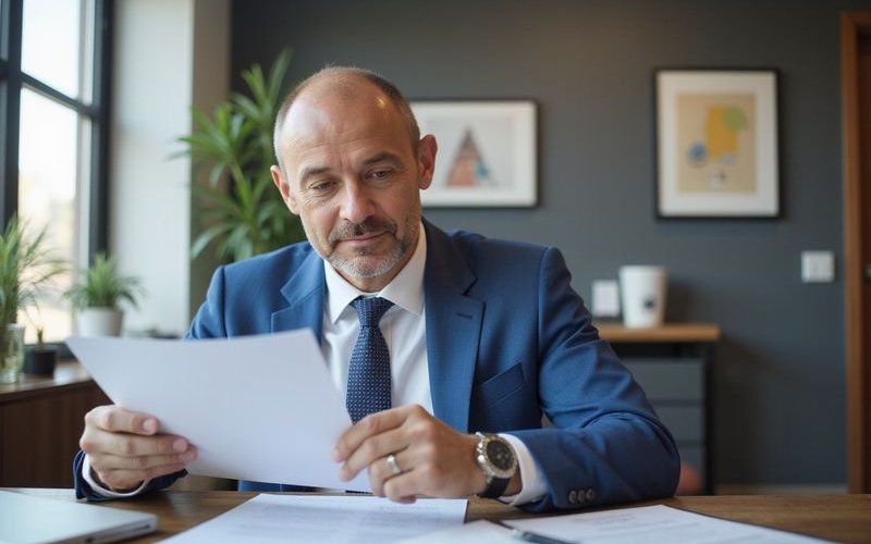 Business owner comparing equipment financing options